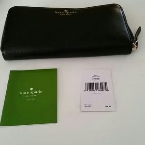 Kate Spade New York Black Leather Wallet