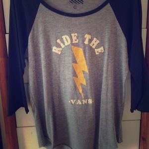 Girl's baseball tees from Vans