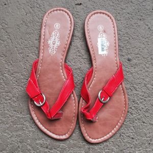 Red Charles Albert Sandal.