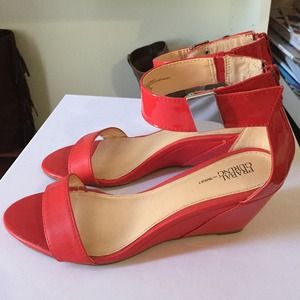Prabal Gurung for Target red wedge sandal