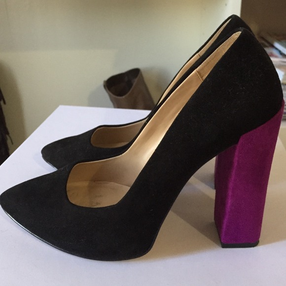 Zara basic color block heel pumps FW12 (size 37)