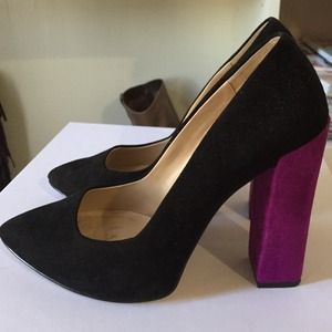Zara basic color block heel pumps FW12 (size 37)