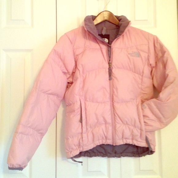 The North Face Jackets Coats Light Pink Womens North Face 55 Down Jacket Poshmark