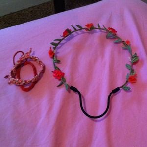 Headband and bracelet
