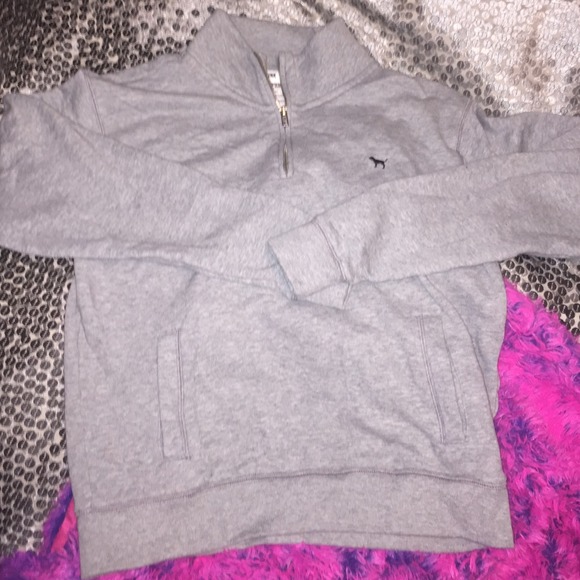 VS Pink quarter zip hoodie