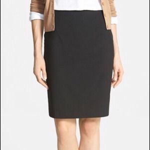 Black Halogen Pencil Skirt