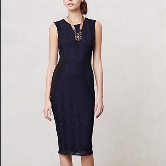 Anthropologie Islington Sheath Pencil Dress XSmall