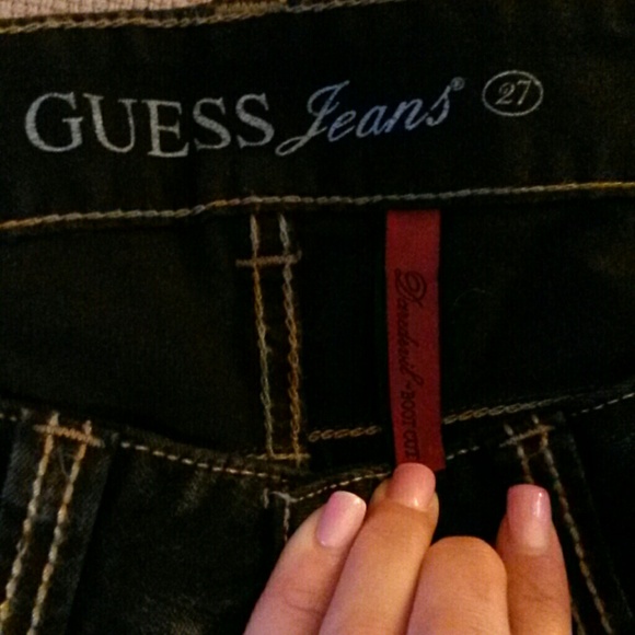 SOLD! GUESS JEANS BOOT CUT STRETCH - Picture 4 of 4