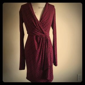 Faux wrap dress