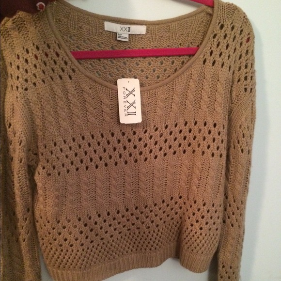 Forever 21 crotchet sweater - Picture 1 of 2