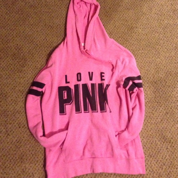 Love pink sweat shirt