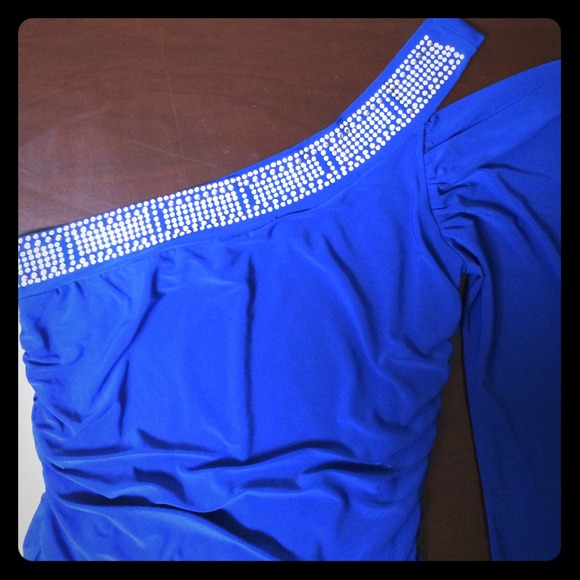 Blue Homecoming Dress