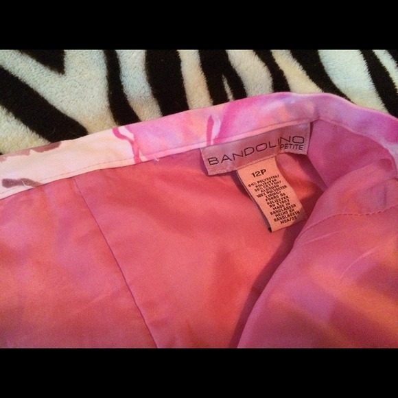 Bandolino Pink Quilt Pattern Suit - Picture 4 of 4