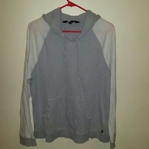 Grey & White Light Jacket Pullover