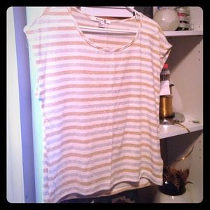 Forever 21 Sparkle Stripe Shirt