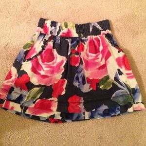 Floral skirt