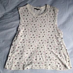 truly madly deeply floral sleeveless top