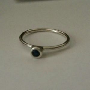 SOLD-Silpada Sterling Silver "Sapphire"