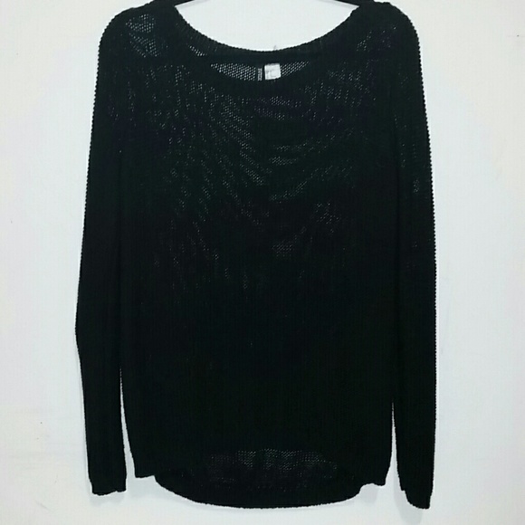 Knitted Black Sweater