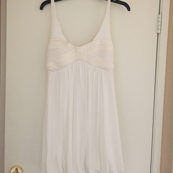 Bebe white dress