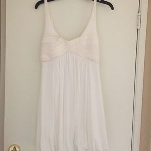 Bebe white dress
