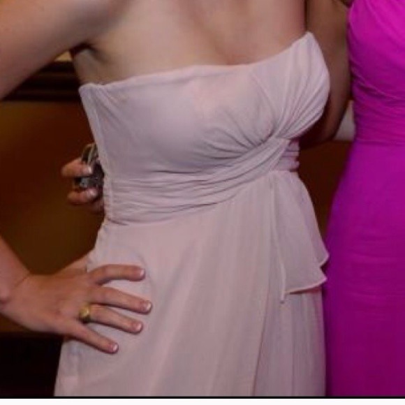 Vera Wang Chiffon Column Dress
