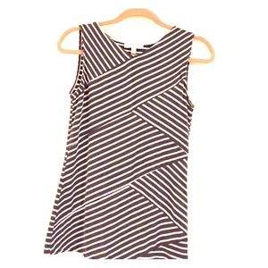 Kenar dark grey and white tank