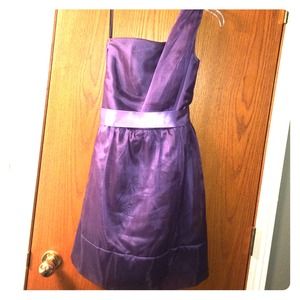 Purple one shoulder dress! Size 5