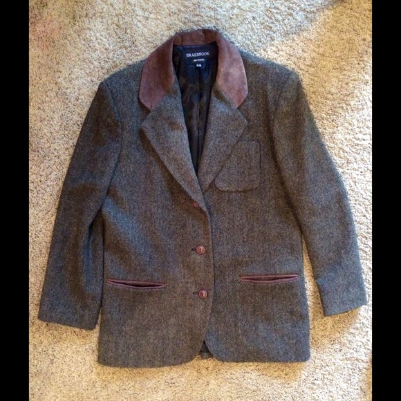 Tweed wool blazer