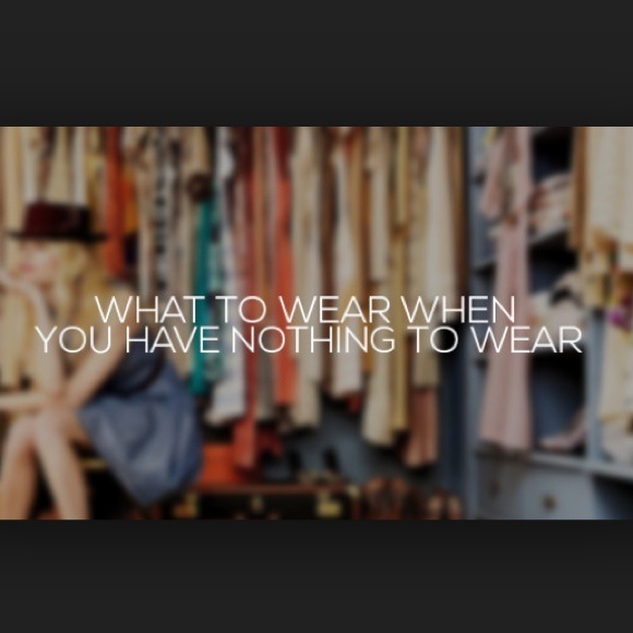 Nothing to wear? Try a new closet! 😘