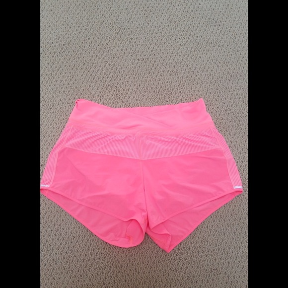 Lululemon Pink Running Shorts