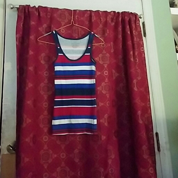 Faded glory red white and blue tank top - Picture 1 of 2