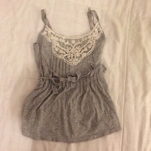 Grey Aeropostale top