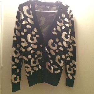 Charlotte Russe print cardigan