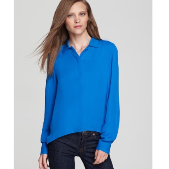 Theory Tops - 🚫SOLD🚫 Theory Mason blue long sleeve top