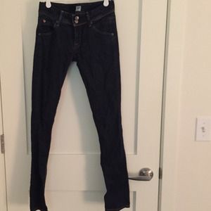 Hudson skinny jeans dark wash