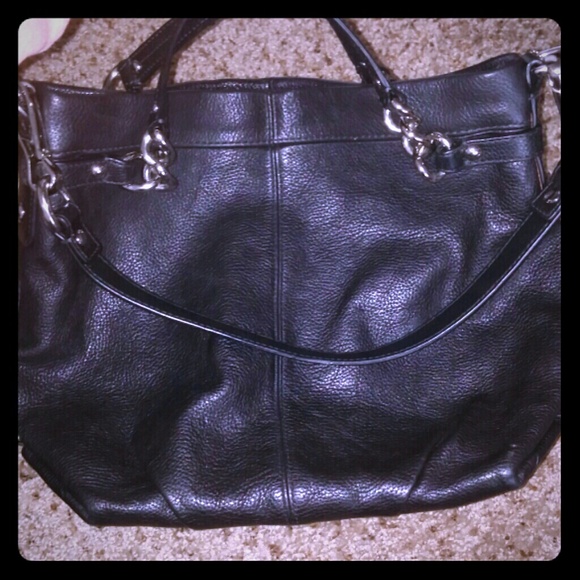 Leather Coach Bag