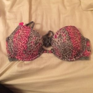 Pink- 34c racerback front close bra