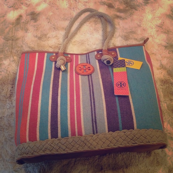 Tory Burch Beach Bag! Brand New