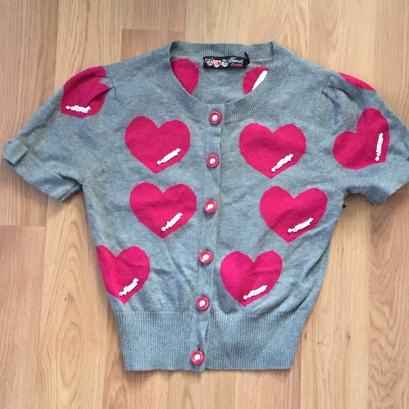 Heart and Pearl Cardigan