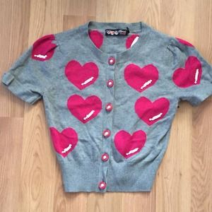 Heart and Pearl Cardigan