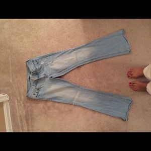 American eagle size 12 Artist light denim jeans!