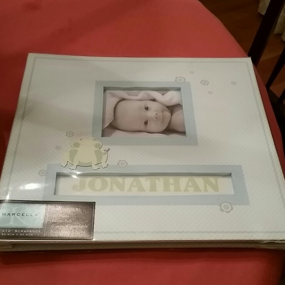 Baby boy scrapbook