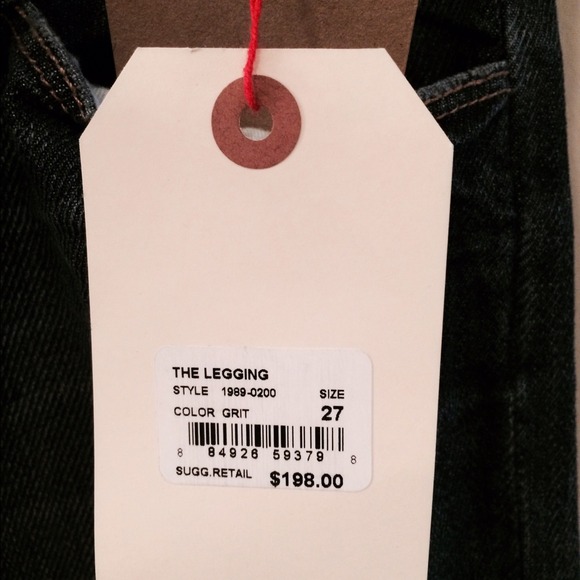 Auth NWT Current / Elliott "The Legging" in Grit - Picture 3 of 4