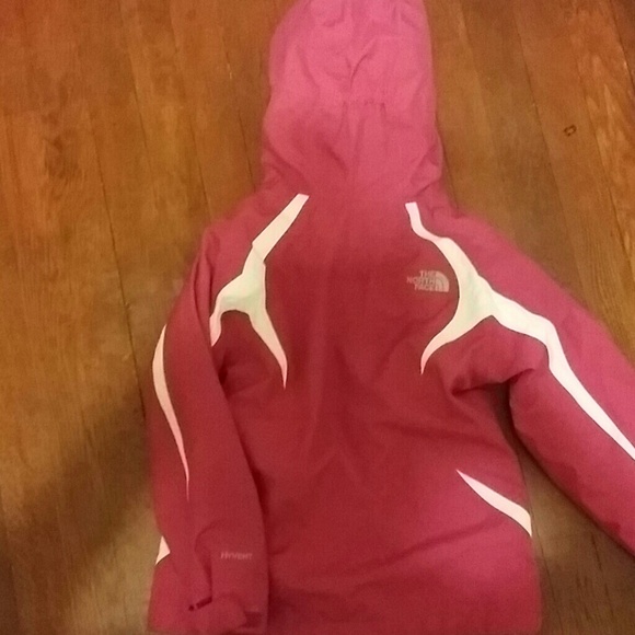 North face coat with inside fleece 6 in girls - Picture 2 of 4
