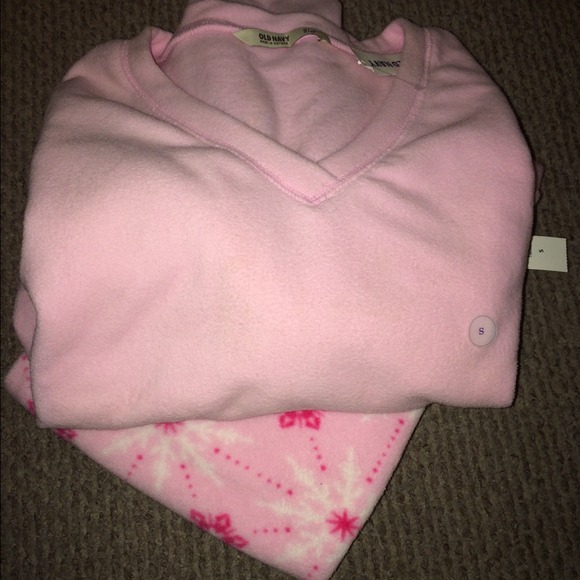 🚫SOLD PJ fleece set , old navy