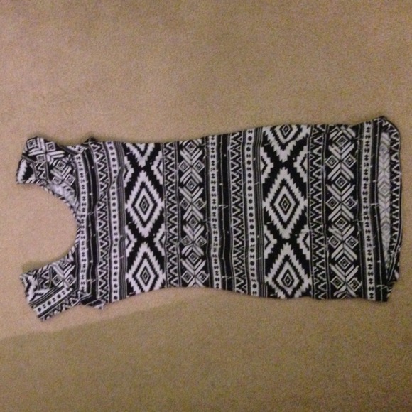 Aztec Body Con Dress