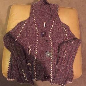 Knitted hoodie