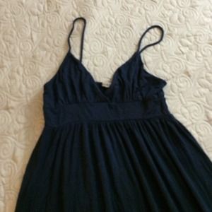 Blue Spaghetti top maxi dress