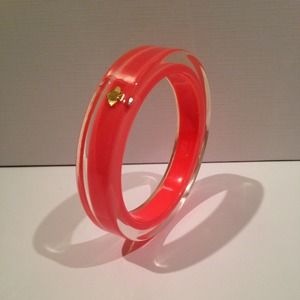 Kate Spade Peach/Coral Bangle Bracelet